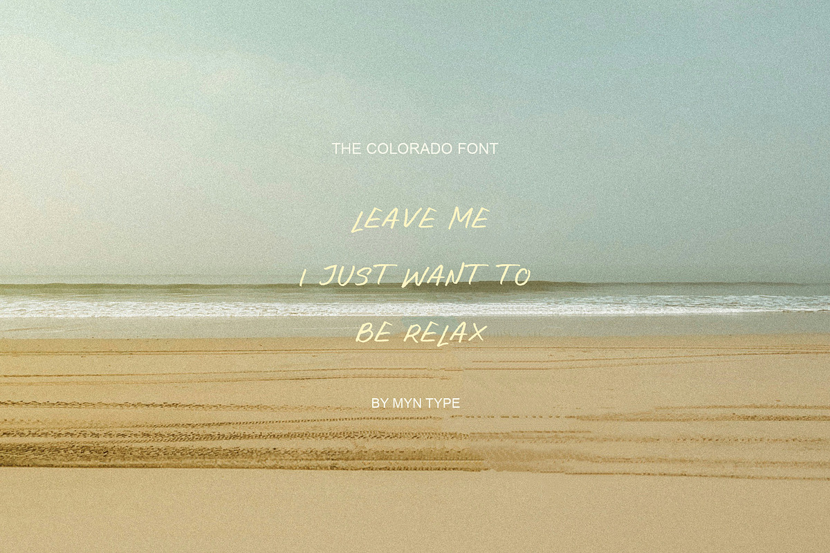 The Colorado - All Caps Handwritten, a Handwritten Font by Myn Type (Photo 10 of 12)