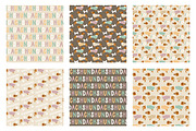 Cute puppy dog pattern bundle, a Pattern Graphic by RevolutionizZed (Thumbnail 13 of 17)