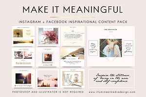MAKE IT MEANINGFUL Social Media Pack