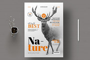 Nature Cover Magazine Template, a Magazine Template by MightyDesign (Thumbnail 1 of 8)