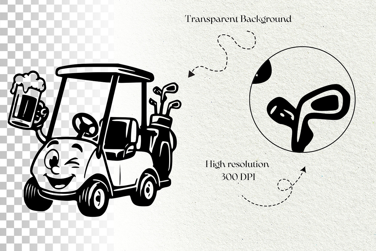 Golf SVG Bundle Sport Icons, an Outline Icon by DENIDigitalArtSudio (Photo 7 of 7)
