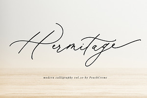 Hermitage Modern Calligraphy Font