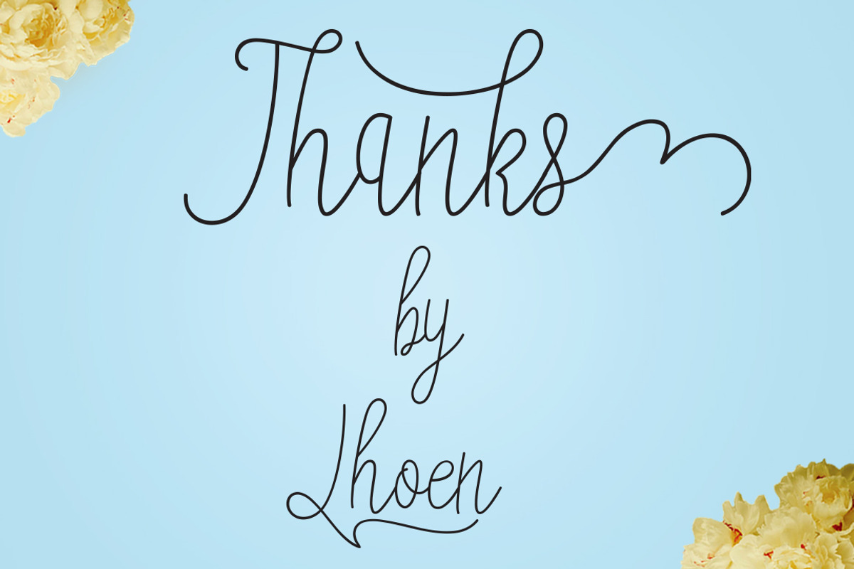 Mandar, a Script Font by Jhoen (Photo 8 of 8)