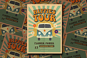 Hippies Party Flyer, a Flyer Template by Guuver (Thumbnail 1 of 3)