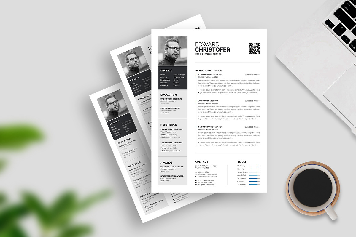 Resume Template, a Resume Template by Abdul Studio (Photo 4 of 6)