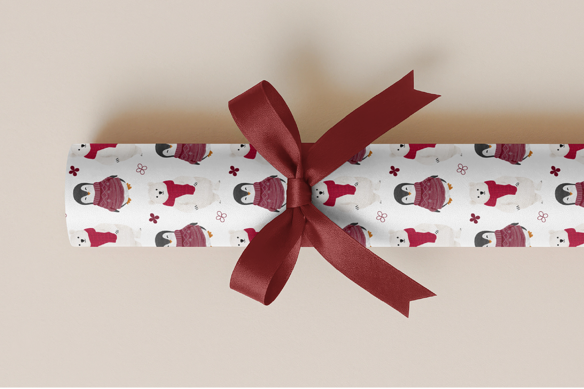 Penguin & Bear - Winter Pattern, an Illustration by naima.design (Photo 6 of 6)