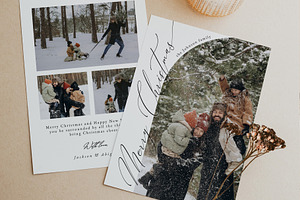 Christmas Card Template CC218