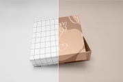 Packaging Gift Box Mockup | Layered, a Packaging Mockup by bazarova (Thumbnail 4 of 11)