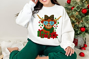 Christmas Highland Cow, an Illustration by Canvas Craft (Thumbnail 3 of 5)
