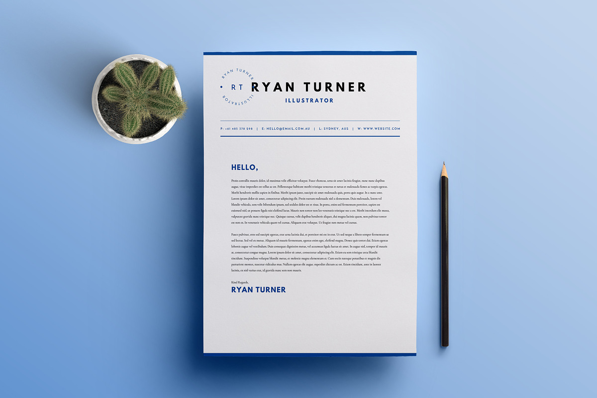 Resume Template 3 Page | CV Template, a Resume Template by The Template Depot (Photo 4 of 7)