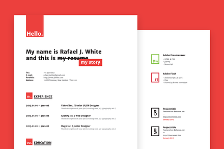Hello. Creative Resume