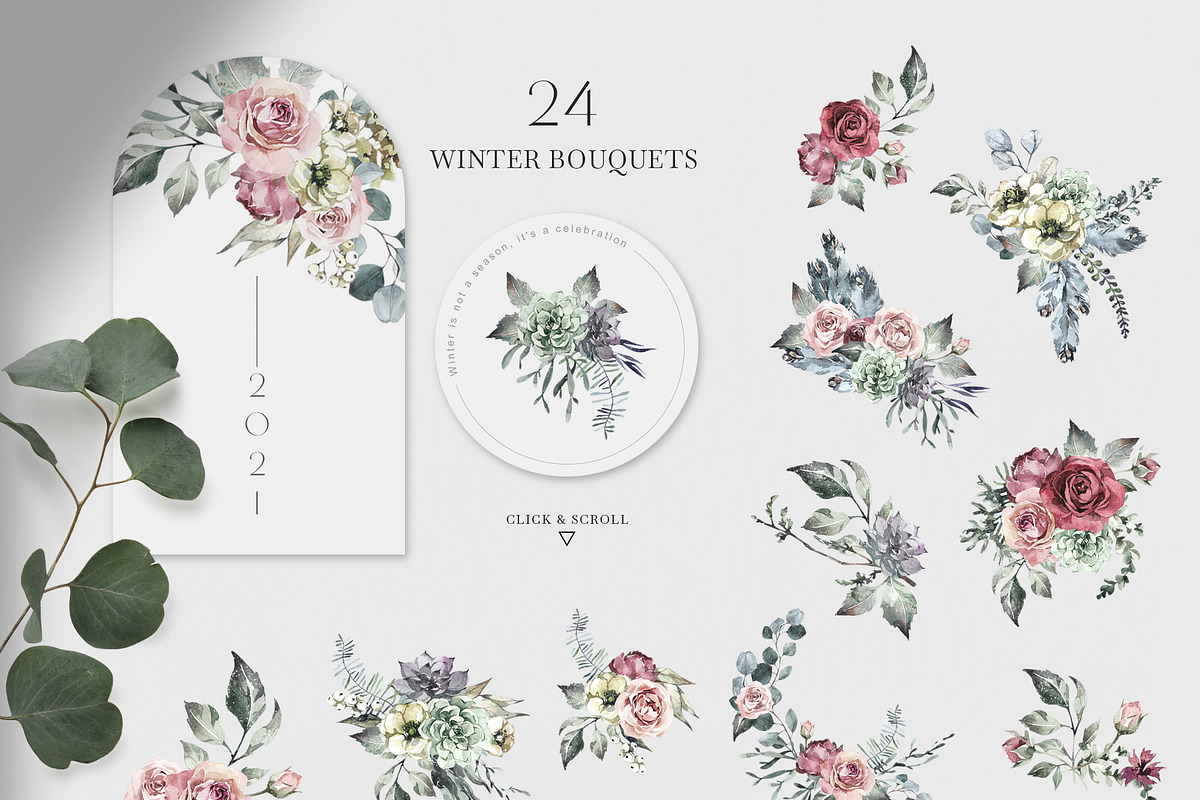 Forest Legends Winter animal set, a Seasonal Illustration by Anastezia Luneva (Photo 6 of 17)
