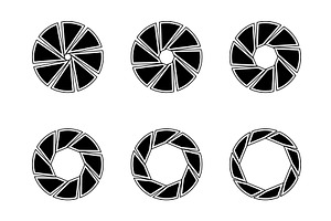 Camera diaphragm values, different, a Technology Illustration by the8monkey