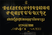 Crayscale-Blackletter Victorian Font, a Blackletter Font by Flawless And Co (Thumbnail 9 of 10)