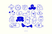 Various Doodle Elements, an Object Graphic by Léo Alexandre (Thumbnail 3 of 17)