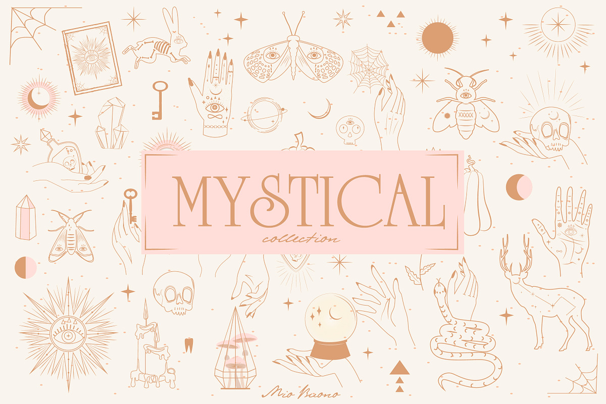 Mystical Collection, a Decorative Illustration by Mio Buono (Photo 1 of 10)