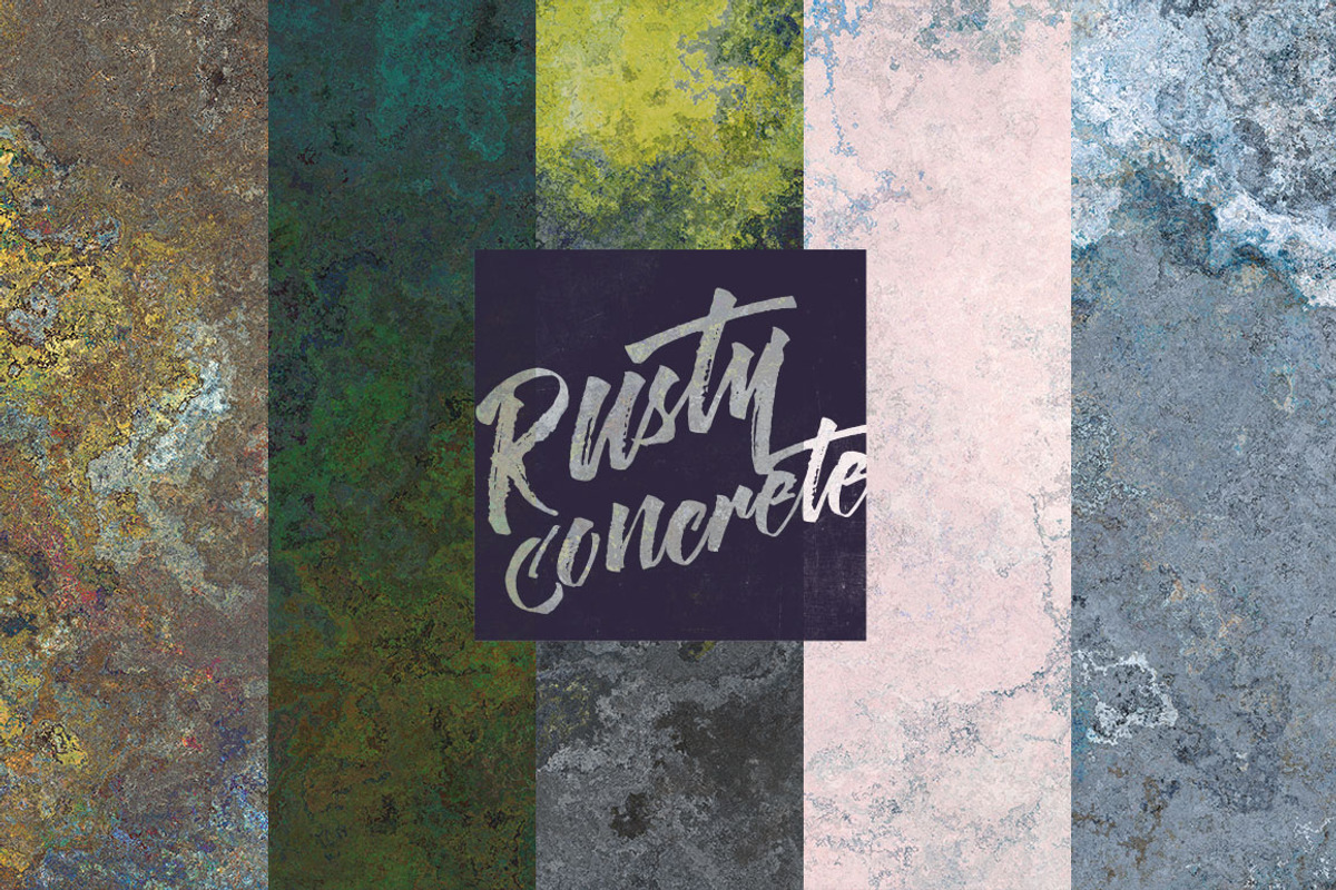 Rusty concrete texture, a Texture Graphic by OVJECT (Photo 1 of 6)