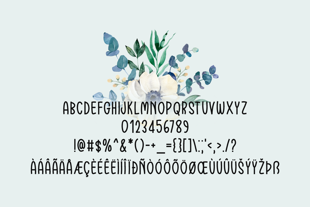 Gladsome Morning Typeface, a Font by Seemly Fonts (Photo 5 of 5)