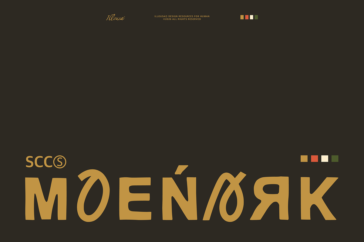 SCC Moenark | 2-in-1 Hybrid Font, a Handwritten Font by Illousa (Photo 1 of 14)