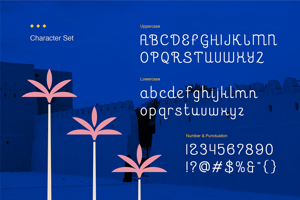Samaria Creative Typeface Font, a Sans Serif Font by Vadovastd (Photo 2 of 6)