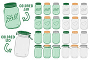 Emerald Jar Vectors & Clipart, an Illustration by Amanda Ilkov (Thumbnail 2 of 4)