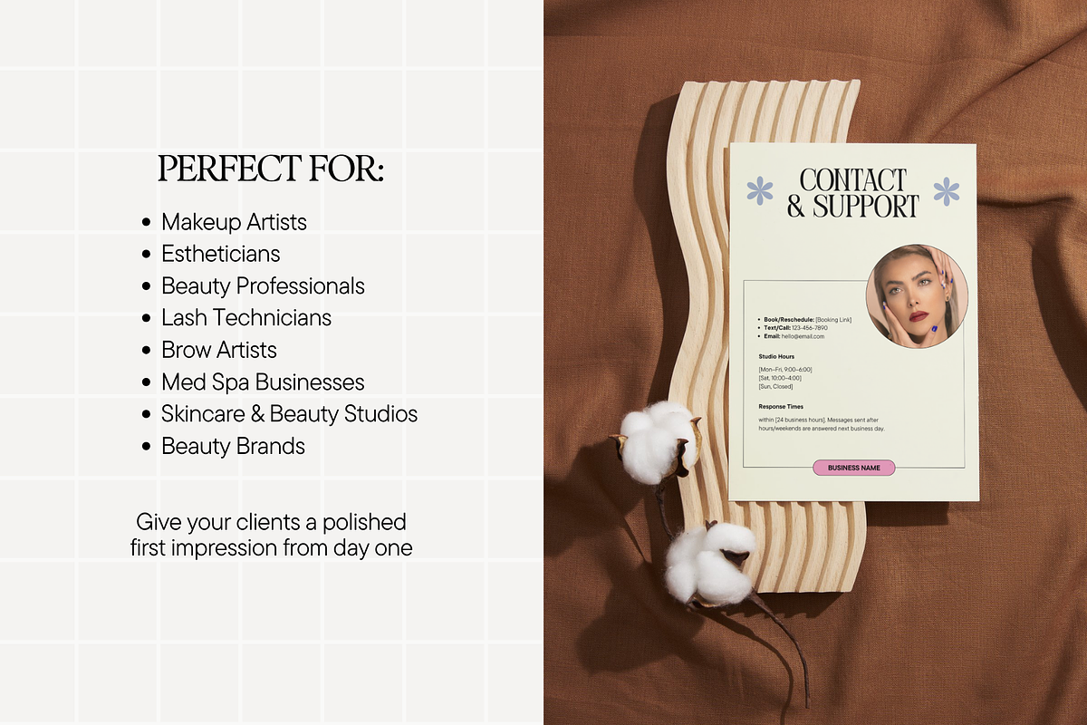 Esthetician Onboarding Forms, a Stationery Template by Anna Design Studio (Photo 8 of 9)