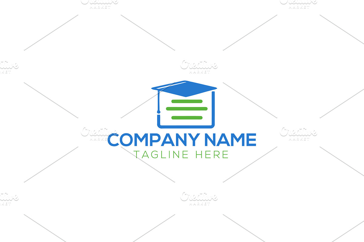 Graduate Student College Logo, a Branding & Logo Template by ArmanHossen75