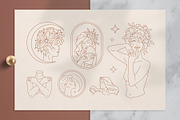 Line art women illustrations set, a Healthcare Illustration by Vasya Kobelev (Thumbnail 2 of 11)
