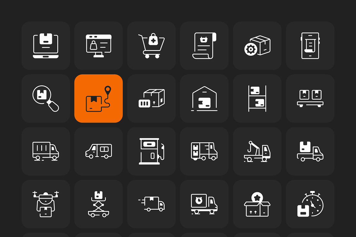 300 Modern Industry Icons, a Solid Icon by Creative Stall (Photo 7 of 10)