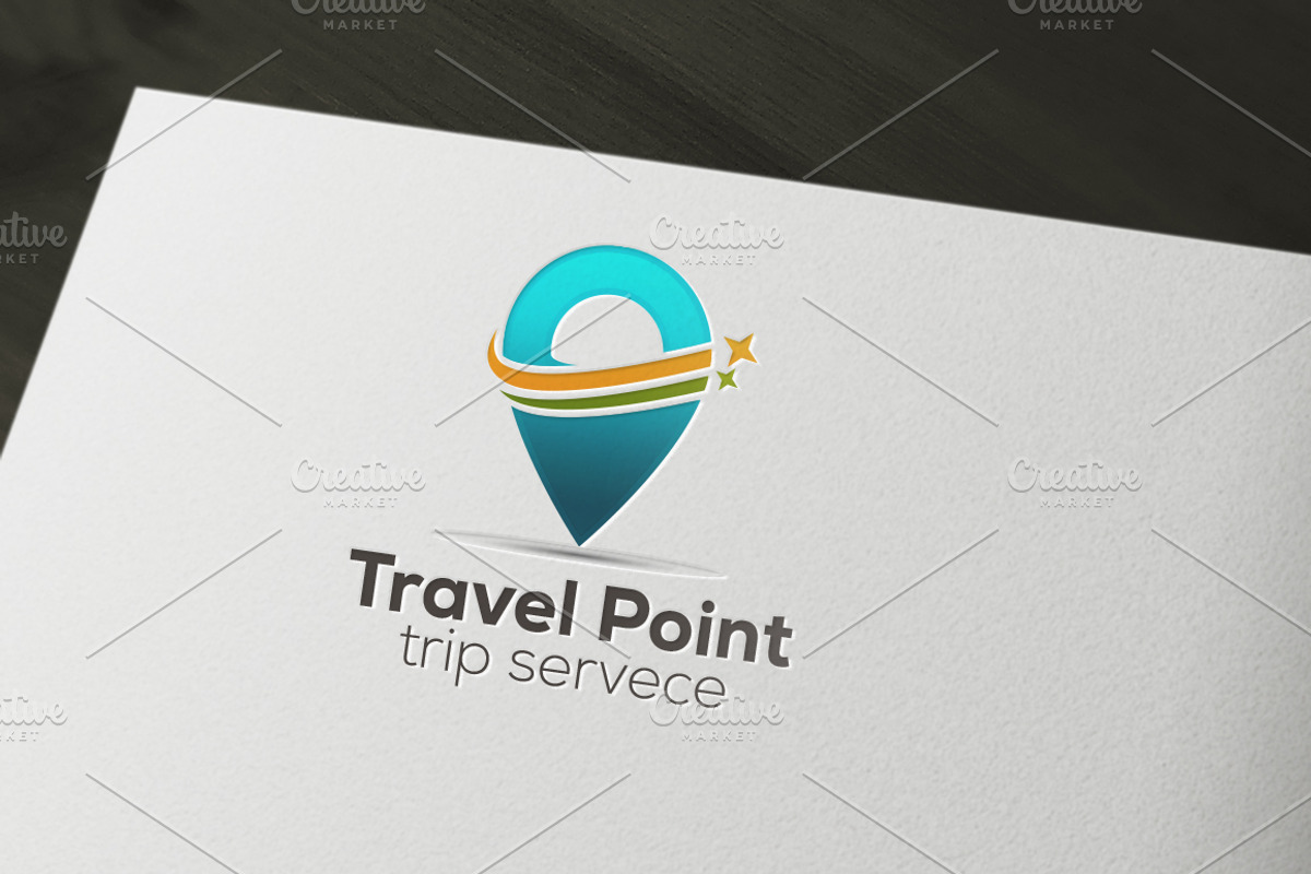 Travel Point Logo, a Branding & Logo Template by NasirGrfx