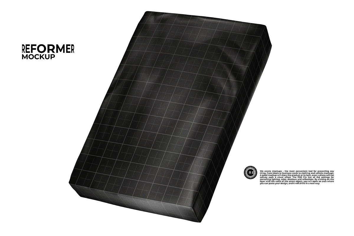 Black Bag Mockup, a Packaging Mockup by Reformer Mockup (Photo 5 of 6)