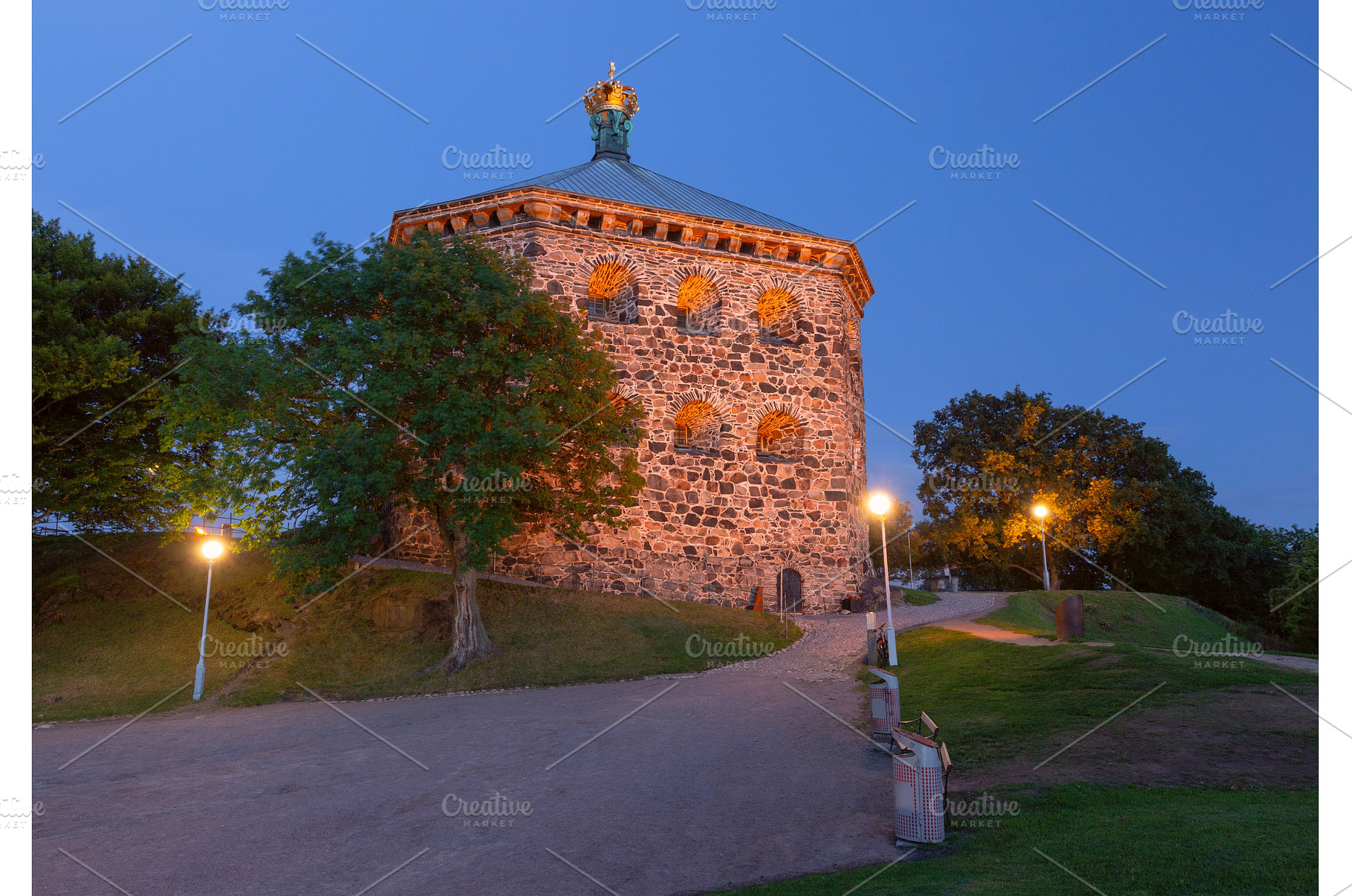 Skansen Kronan fortress tower above, an Architecture Photo by kavalenkava