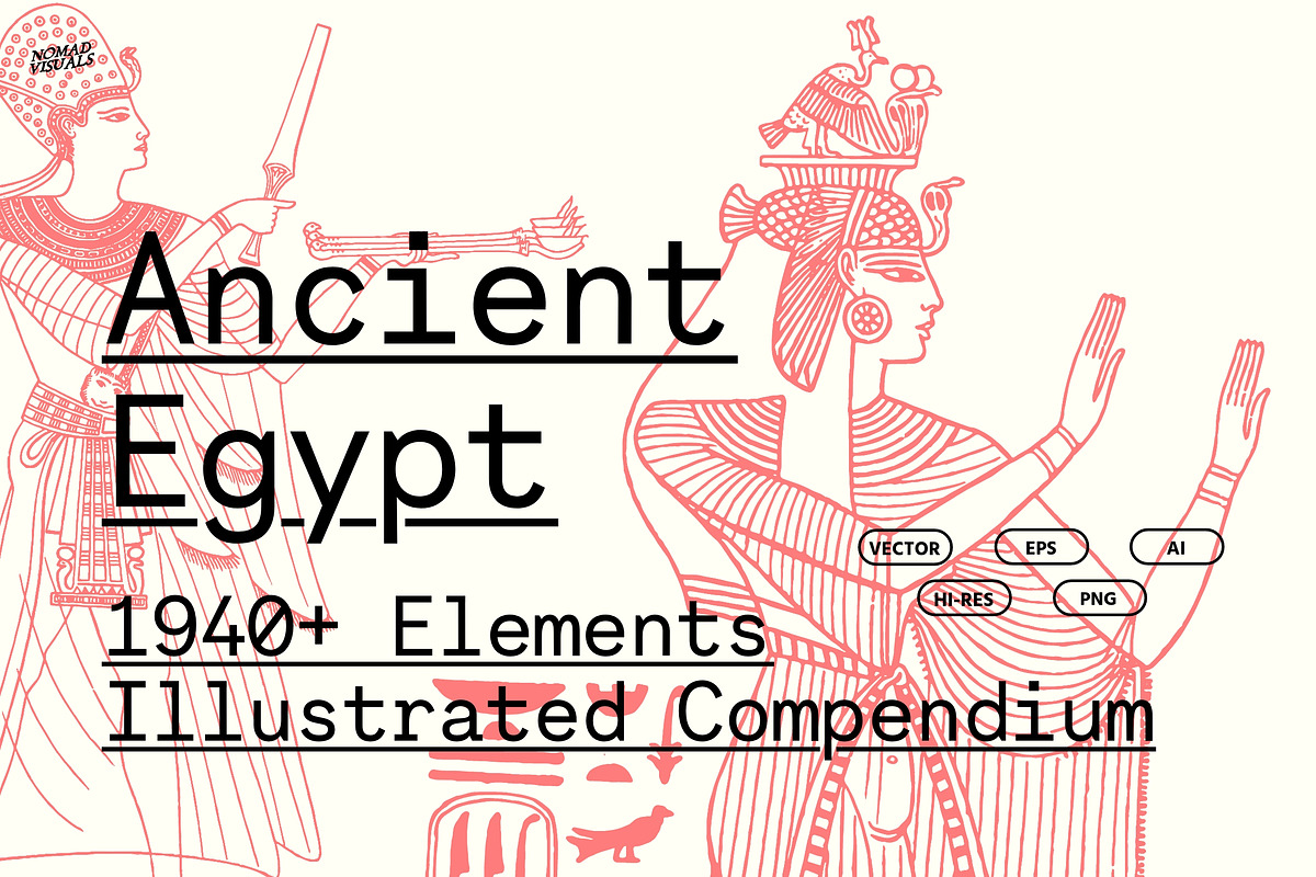 Ancient Egypt - 1940+ Bundle, an Illustration by Nomad Visuals (Photo 1 of 20)
