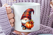 Watercolor Fall gnome Clipart, an Illustration by Rose Art (Thumbnail 6 of 8)