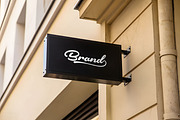 Logo Mockup Black Hanging Sign, a Mockup by GenesisCreativeCo (Thumbnail 2 of 3)