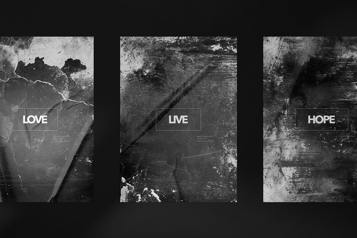 Grunge Black&White Textures, a Texture Graphic by Milka (Photo 7 of 11)