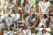 100 T-Shirt Mockup Bundle PSD, a Mockup by MockupShopi (Thumbnail 12 of 15)