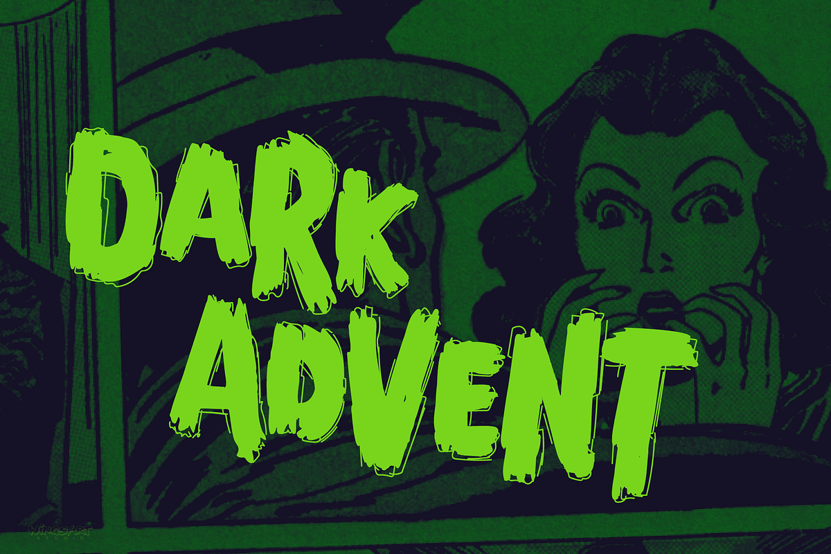 End Crawl - A Halloween Brush Font, a Font by Wingsart Studio (Photo 8 of 15)