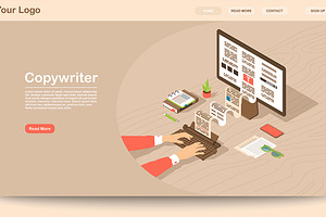 Copywriter Landing Page Template