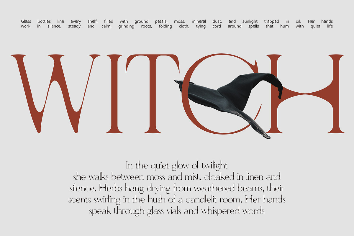 CS Rowena Drawn, a Serif Font by Craft Supply Co. (Photo 2 of 8)