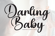 Darling Baby | Script Font, a Handwritten Font by Scratchones (Thumbnail 1 of 8)