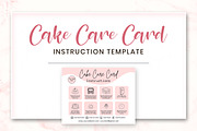 Cake Care Instruction Template, a Design Template by Snapybiz (Thumbnail 5 of 12)