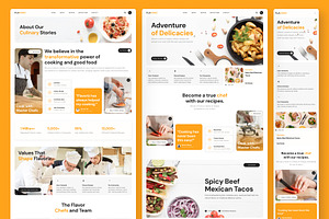 Flavoriz Food Recipes Website Framer