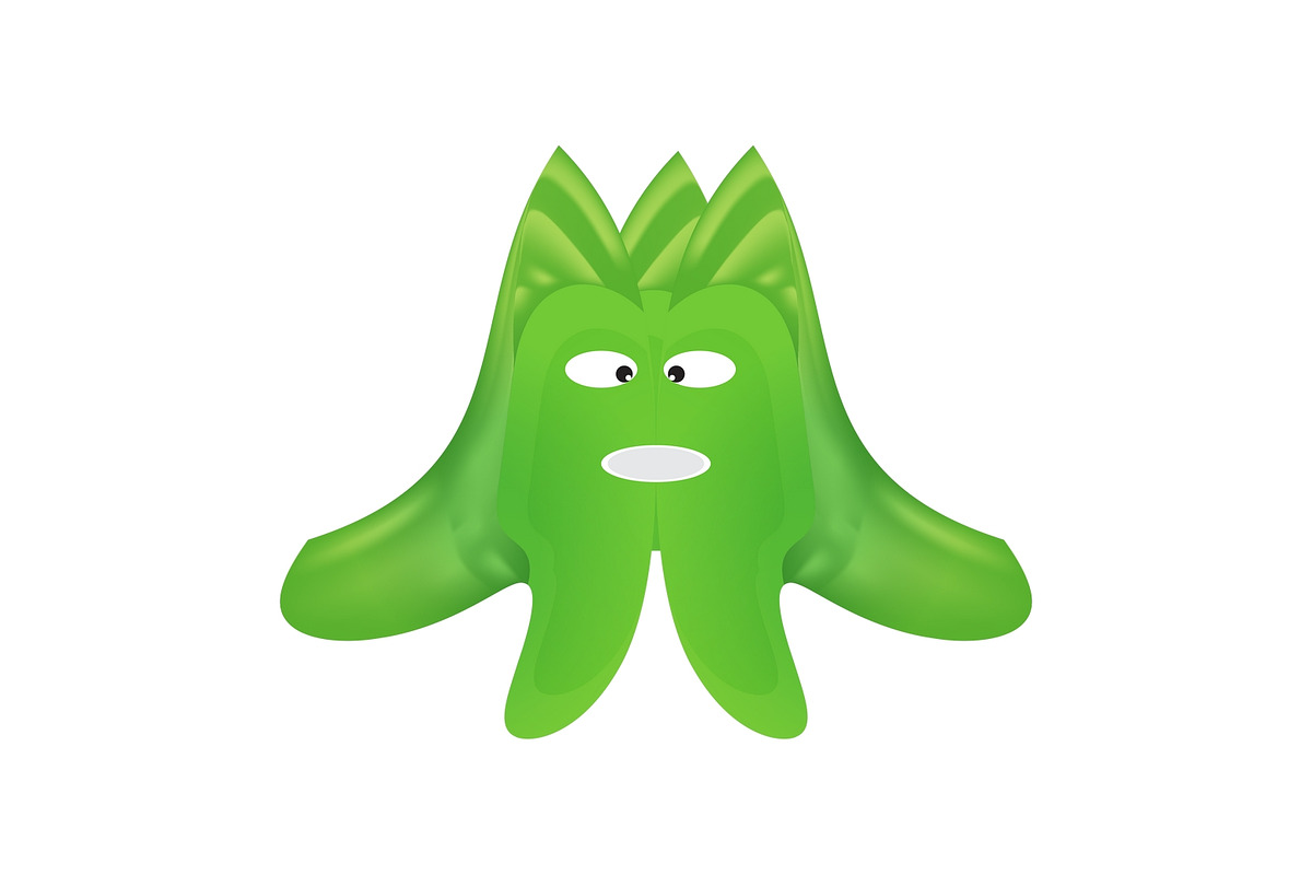 green organic bacteria illustration, an Animal Illustration by NJ Himel (Photo 3 of 3)