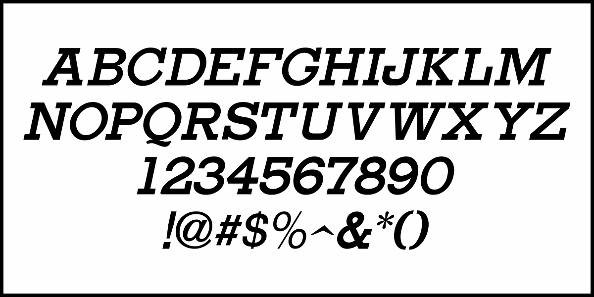 Structural Design JNL, a Slab Serif Font by Jeff Levine Fonts (Photo 5 of 5)