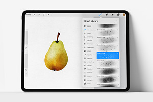 Procreate Realistic Fruit Texture