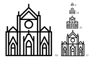 Landmarks of Italy - Florence, an Outline Icon by Jozsef Balazs-Hegedus (Thumbnail 6 of 7)