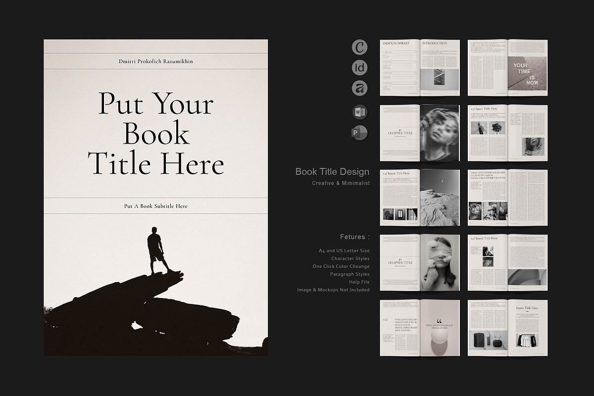 Book Layout | Canva, Word, PPTX, IND