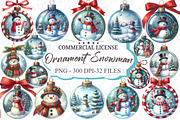 Ornament Snowman Png Clipart, an Illustration by designcity5 (Thumbnail 1 of 5)