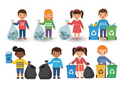 Cute Kids - Earth Day Activity, an Illustration by OtpirusGraphic (Thumbnail 3 of 5)